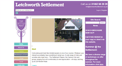 Desktop Screenshot of letchworthsettlement.org.uk
